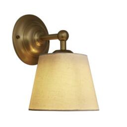 Industville Orlando Empire Wall Light - Light Natural Cotton in Gold - Size: Small - thumbnail 4