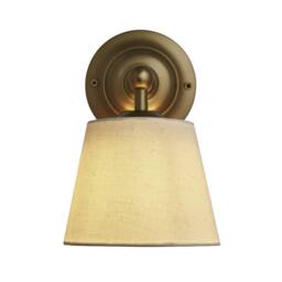 Industville Orlando Empire Wall Light - Light Natural Cotton in Gold - Size: Small - thumbnail 3