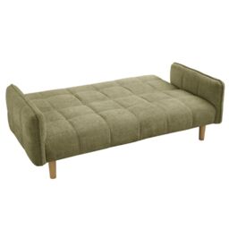Home Detail Bergamot Sofa Bed in Green - Size: 3 Seater - thumbnail 4
