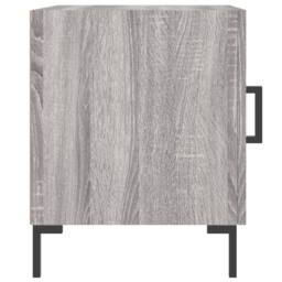 Berkfield Home Modern Bedside Cabinets 2 pcs Grey Sonoma 40x40x50 cm Engineered Wood - Size: 40 x 40 x 50 cm - thumbnail 5
