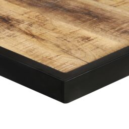 Berkfield Home Dining Table 180 cm Rough Mango Wood in Brown - thumbnail 5