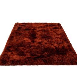 Kukoon Terracotta Soft Shaggy Fluffy Living Area Rug - Size: 120 cm x 170 cm - thumbnail 3