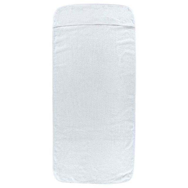 Berkfield Home Soft Beach Towels 2 pcs White 75x200 cm Fabric 400 GSM - image 1