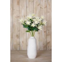 Sostter Cream Sea Holly Faux Flower Stem - thumbnail 4