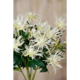 Sostter Cream Sea Holly Faux Flower Stem - thumbnail 5