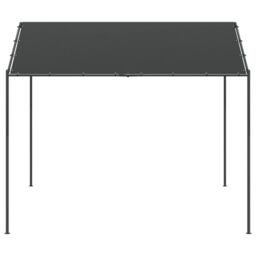 Berkfield Home Canopy Tent Anthracite 4x3 m Steel & Fabric in Black - thumbnail 3