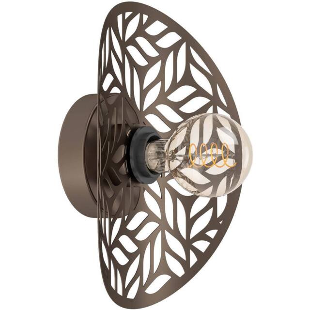 Loops Stylish Modern Design Bronze Wall Light for Indoor Home Decor in Brown - image 1