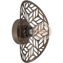 Loops Stylish Modern Design Bronze Wall Light for Indoor Home Decor in Brown - thumbnail 1