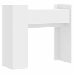 Berkfield Home Console Table White 100x35x90 cm Engineered Wood - Size: 100 x 35 x 90 cm - thumbnail 6
