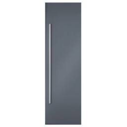 Wyld and Coco Grey MDF Wall Cabinet 132 x 40 cm - 4-Shelf Reversible Door - thumbnail 4