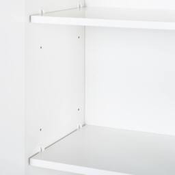 Wyld and Coco Grey MDF Wall Cabinet 132 x 40 cm - 4-Shelf Reversible Door - thumbnail 6