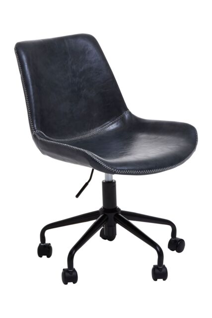 Orsina Ergonomic Grey Home Office Chair, Comfortable Design Work From Home Chair, Movable Chair For Bedroom - image 1