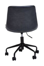 Orsina Ergonomic Grey Home Office Chair, Comfortable Design Work From Home Chair, Movable Chair For Bedroom - thumbnail 4