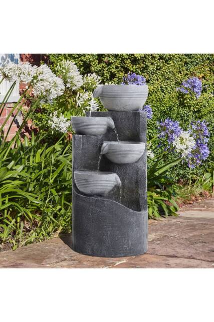 Living and Home Creative Water Feature Garden Fountain Decor in Natural - image 1