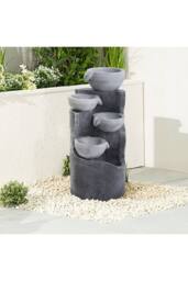 Living and Home Creative Water Feature Garden Fountain Decor in Natural - thumbnail 2