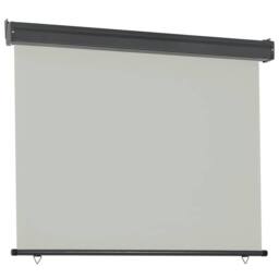 Berkfield Home Stylish Balcony Side Awning 125x250 cm Grey - thumbnail 1