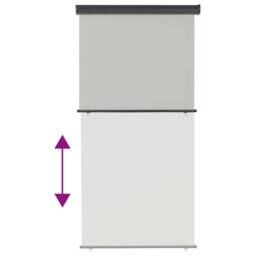 Berkfield Home Stylish Balcony Side Awning 125x250 cm Grey - thumbnail 5