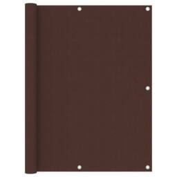 Berkfield Home Balcony Screen Brown 120x500 cm Oxford Fabric - thumbnail 2