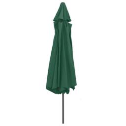 Berkfield Home Outdoor Parasol with Metal Pole 400 cm Green - thumbnail 4