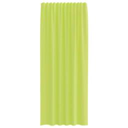 Berkfield Home Voile Curtains with Rod Pockets 2 pcs Apple Green in Bright Green - thumbnail 4