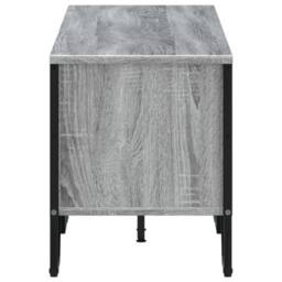 Berkfield Home TV Cabinet Grey Sonoma 180x34x41 cm Engineered Wood - Size: 180 x 34 x 41 cm - thumbnail 5