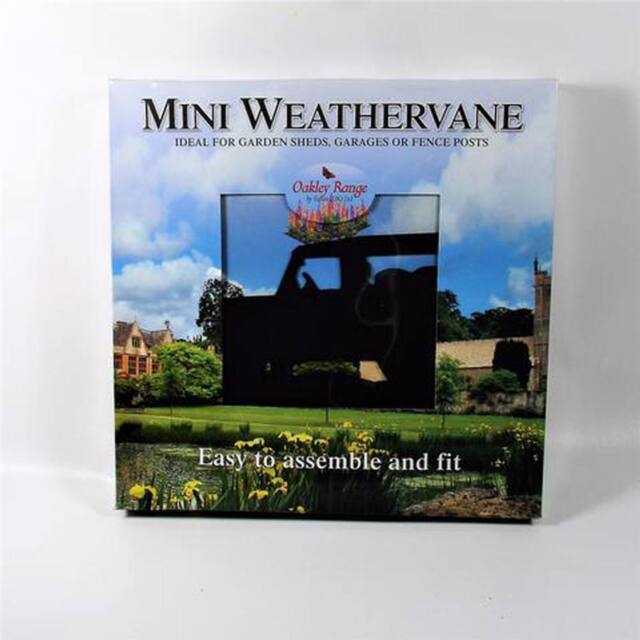 Buttercup Farm Mini Land Rover Weathervane - Steel - L38 x W38 x H46 cm - Black - image 1