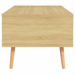 Berkfield Home Coffee Table Sonoma Oak 100x49.5x43 cm Engineered Wood in Light Brown - thumbnail 6