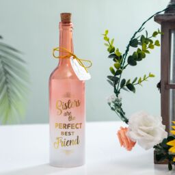 Boxer Gifts Women's Sisters Are The Perfect Best Friend Luxe Starlight Bottle - thumbnail 5