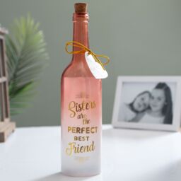 Boxer Gifts Women's Sisters Are The Perfect Best Friend Luxe Starlight Bottle
