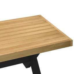 Berkfield Home Coffee Table NOAIN X-Shaped Legs 120x60x40 cm Solid Wood Pine in Brown - Size: 120 x 60 x 40 cm - thumbnail 6