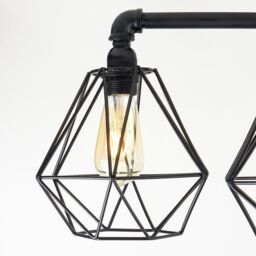 ValueLights Luiggi Black Ceiling Bar Light - thumbnail 4