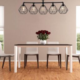 ValueLights Luiggi Black Ceiling Bar Light - thumbnail 5