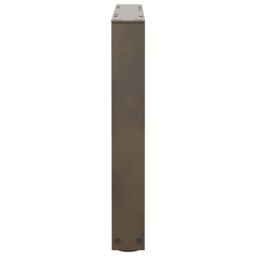 Berkfield Home Dining Table Legs V-Shape 2 pcs Natural Steel 50x(42-43.3) cm Steel in Brown - thumbnail 6