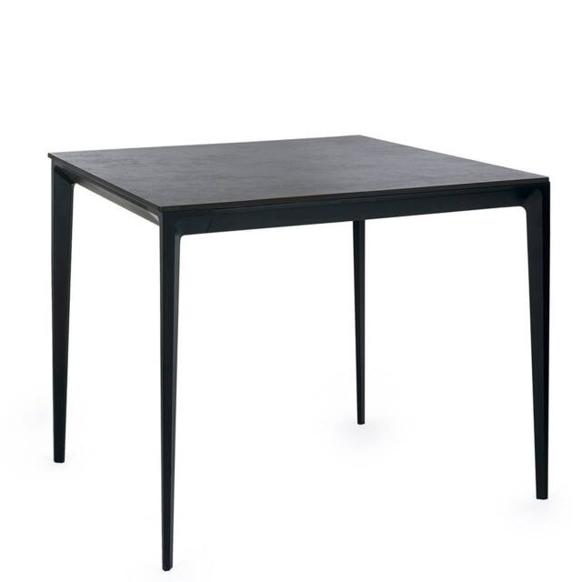 Cheshire Premium Marbella 80cm Square Stone Top Dining Table - Slate Grey - image 1