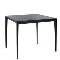 Cheshire Premium Marbella 80cm Square Stone Top Dining Table - Slate Grey - thumbnail 1
