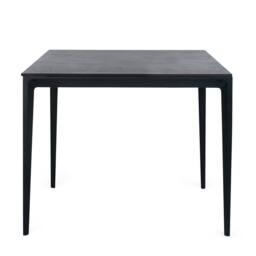 Cheshire Premium Marbella 80cm Square Stone Top Dining Table - Slate Grey - thumbnail 3