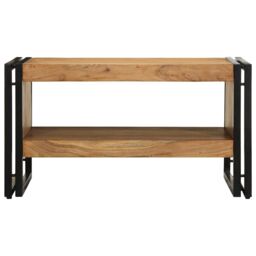 Berkfield Home Coffee Table 70x50x38 cm Solid Wood Acacia in Brown - Size: 70 x 50 x 38 cm - thumbnail 4
