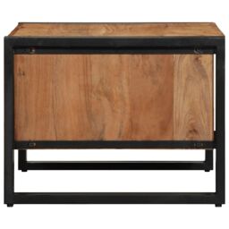 Berkfield Home Coffee Table 70x50x38 cm Solid Wood Acacia in Brown - Size: 70 x 50 x 38 cm - thumbnail 5