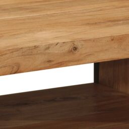 Berkfield Home Coffee Table 70x50x38 cm Solid Wood Acacia in Brown - Size: 70 x 50 x 38 cm - thumbnail 7