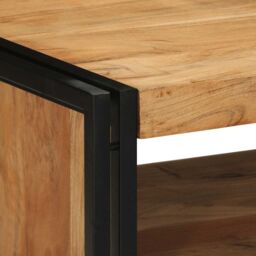 Berkfield Home Coffee Table 70x50x38 cm Solid Wood Acacia in Brown - Size: 70 x 50 x 38 cm - thumbnail 6