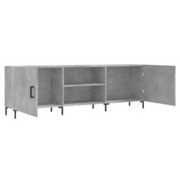 Berkfield Home TV Cabinet Concrete Grey 150x30x50 cm Engineered Wood - Size: 150 x 30 x 50 cm - thumbnail 6