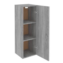 Berkfield Home TV Cabinet Grey Sonoma 30.5x30x90 cm Engineered Wood - thumbnail 5