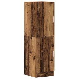 Berkfield Home 2 Piece Kitchen Cabinet Set Old Wood Engineered Wood in Brown - thumbnail 6