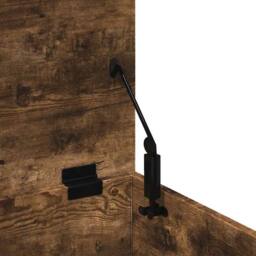 Berkfield Home Storage Box Smoked Oak 90x35x35 cm Engineered Wood in Brown - Size: 90 x 35 x 35 cm - thumbnail 9