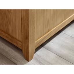 Cheshire Premium Langham Storage Bench in Oak in Natural - thumbnail 7