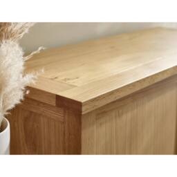 Cheshire Premium Langham Storage Bench in Oak in Natural - thumbnail 9