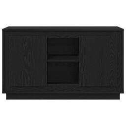 Berkfield Home Sideboard Black Oak 102x35x60 cm Engineered Wood - Size: 102 x 35 x 60 cm - thumbnail 7