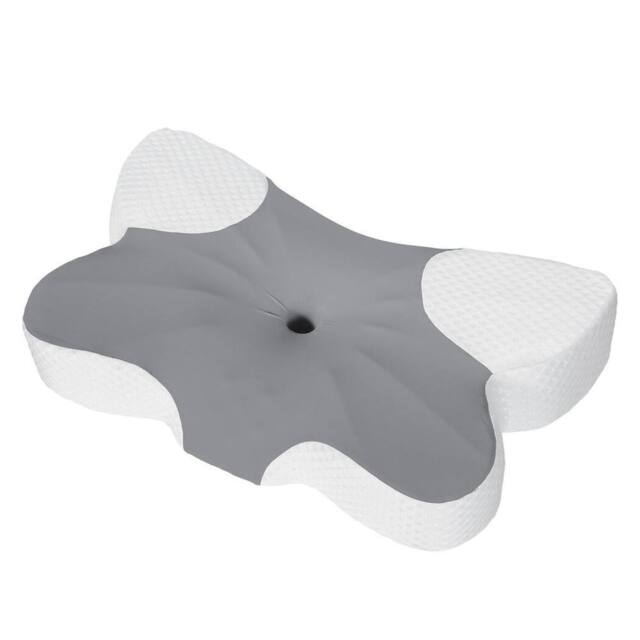 Lavio Ergonomic Cervical Memory Foam Pillow Neck Pain Relief Cool Breathable in Grey - image 1