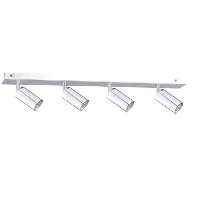 Netlighting Eye Ceiling Spotlight Bar Silver 60cm 4x GU10