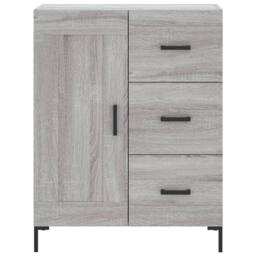 Berkfield Home Highboard Grey Sonoma 69.5x34x180 cm Engineered Wood - thumbnail 8